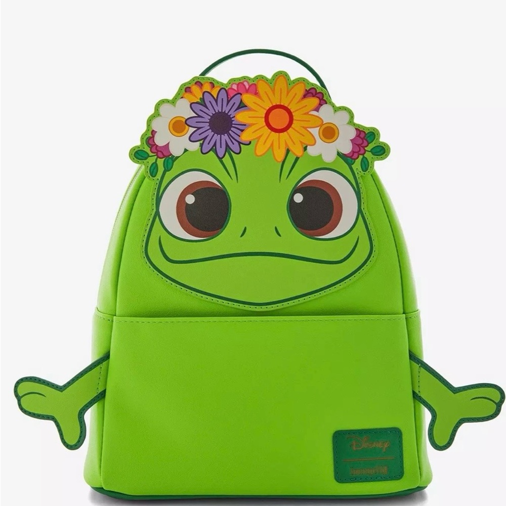 Disney Tangled’s Pascal Backpack with Flower Crown